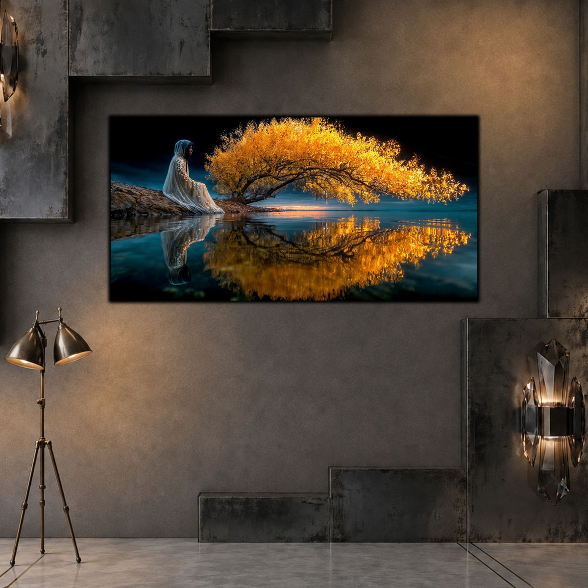 Tablou Living Sticlă – The Tree That Remembers