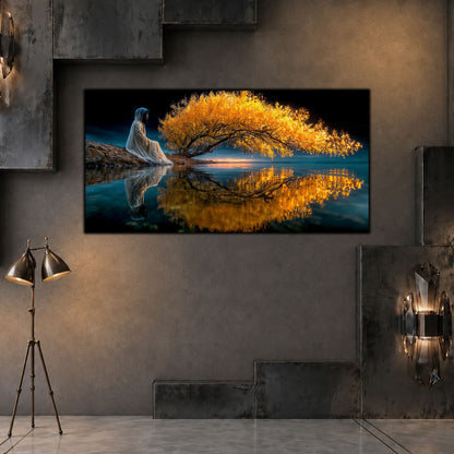 Tablou Living Sticlă – The Tree That Remembers