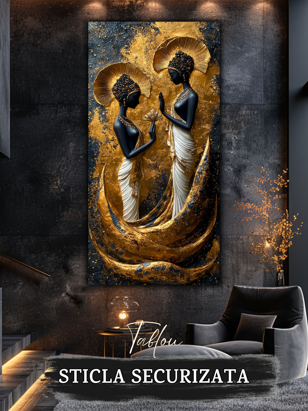 Tablou Sticla  - Aurum Divinum - 17