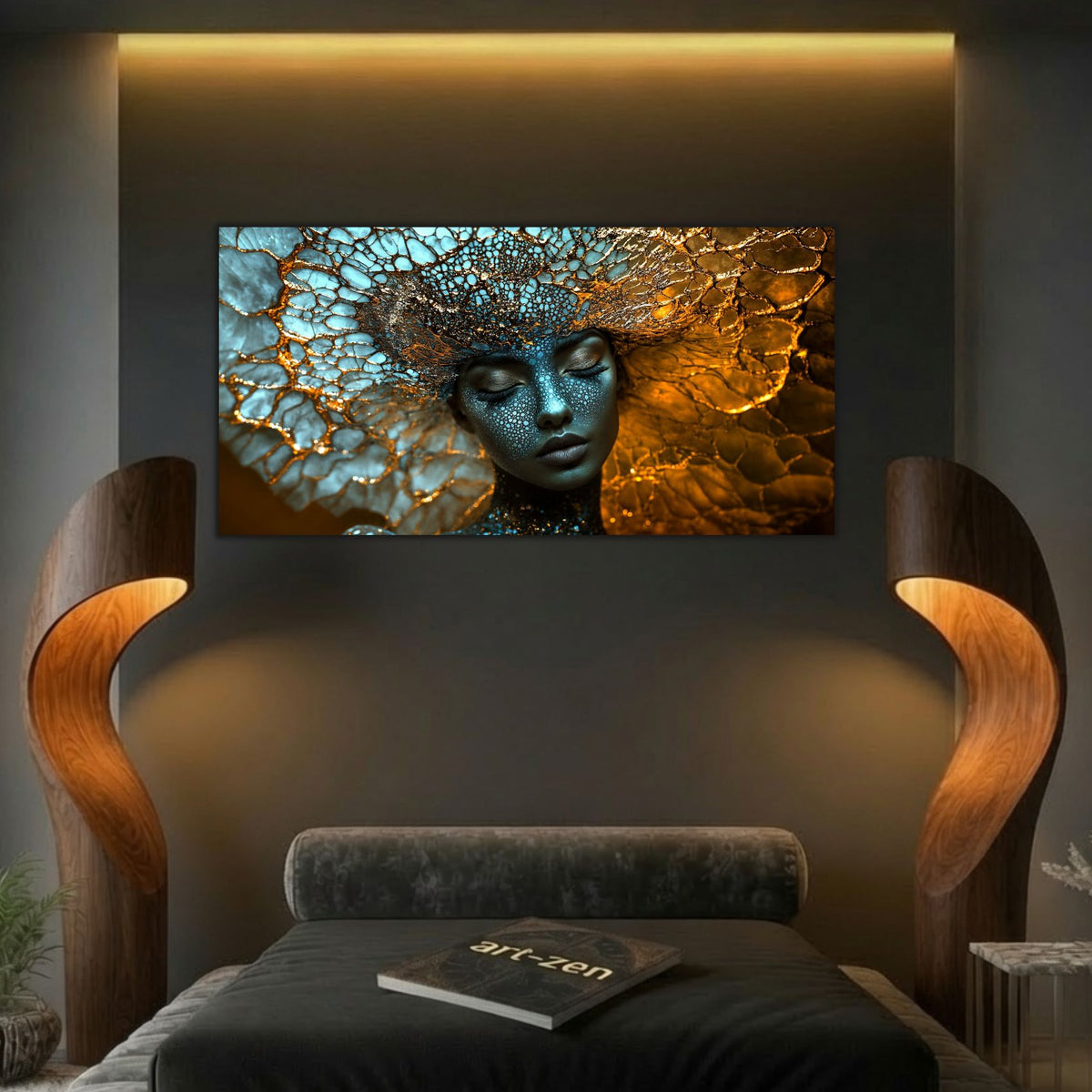 Tablou Living Modern – Where Currents Meet