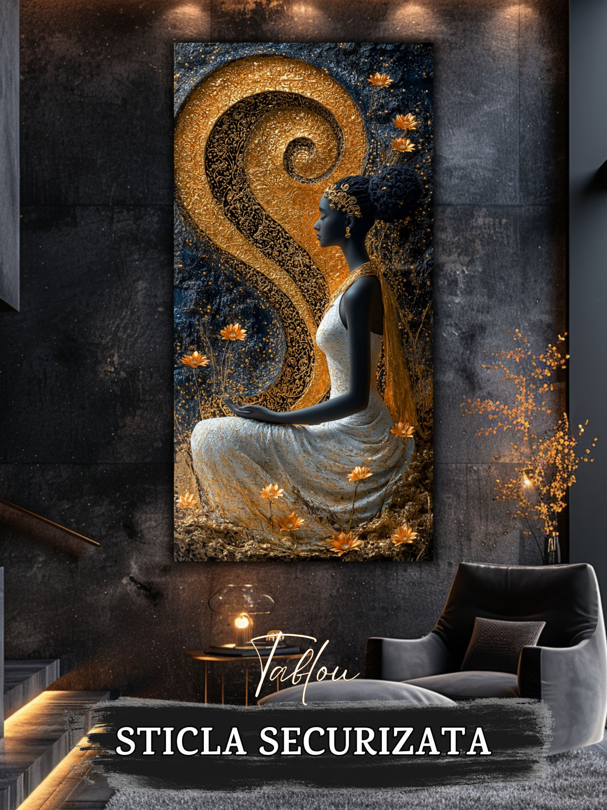 Tablou Sticla  - Aurum Divinum - 18