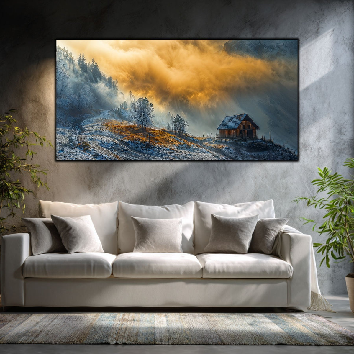 Tablou living elegant – House at the Edge | The Long Way Home