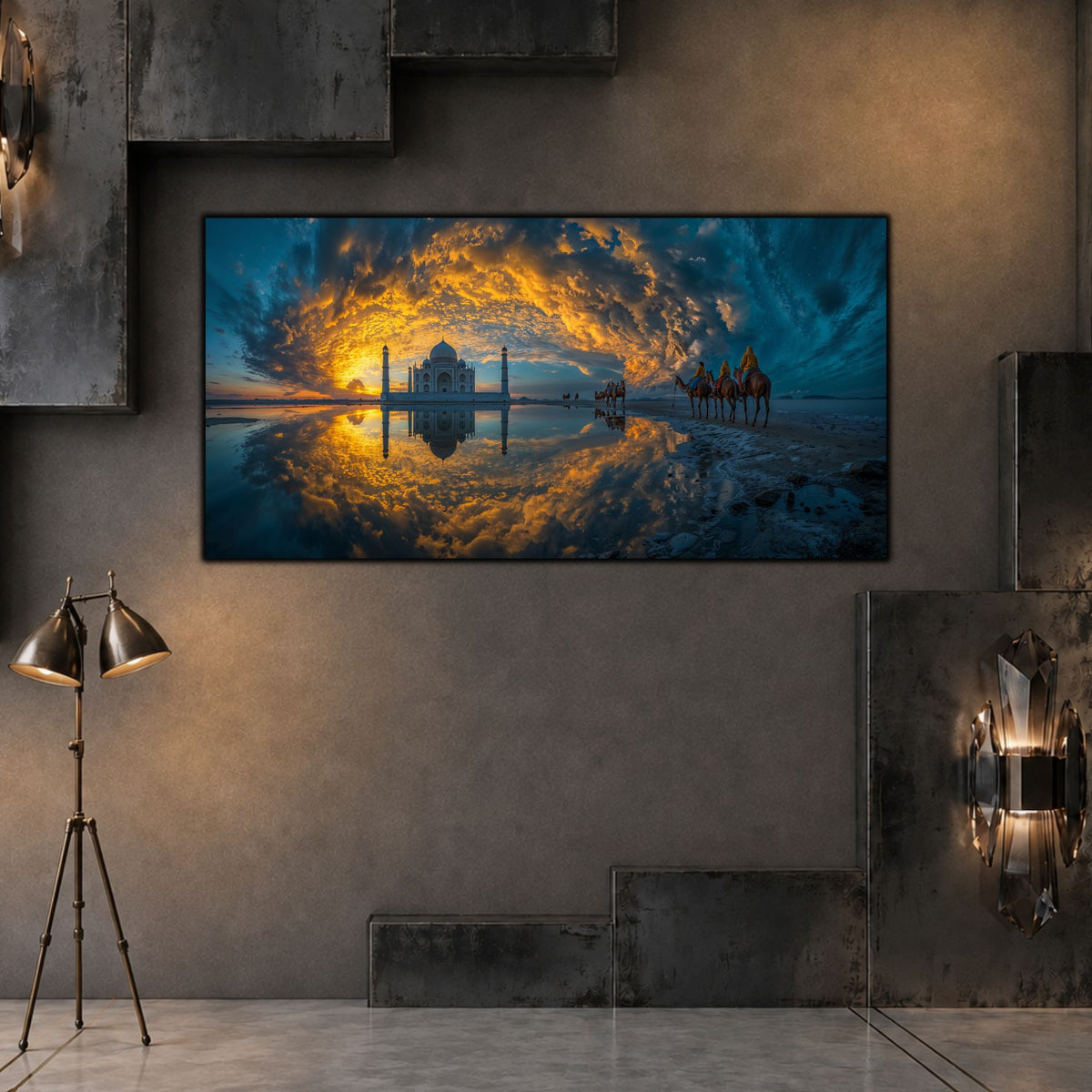 Tablou Living Sticlă – The Gate of Reflection