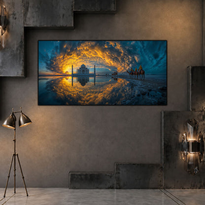 Tablou Living Sticlă – The Gate of Reflection