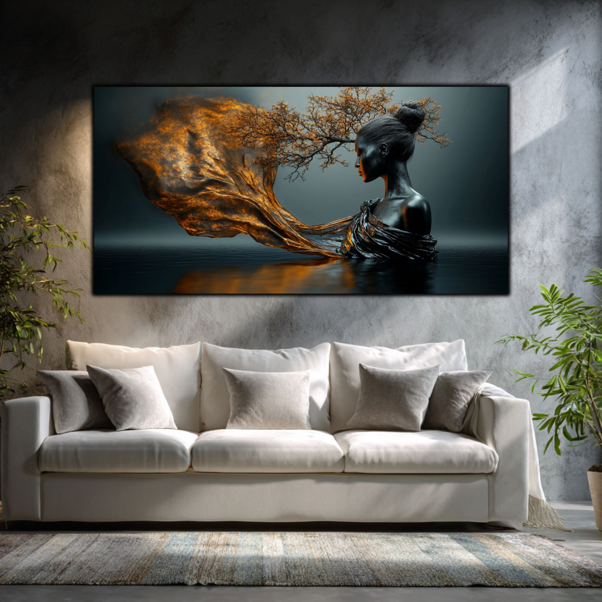 Tablou Modern Living Veșmântul Toamnei Aurii