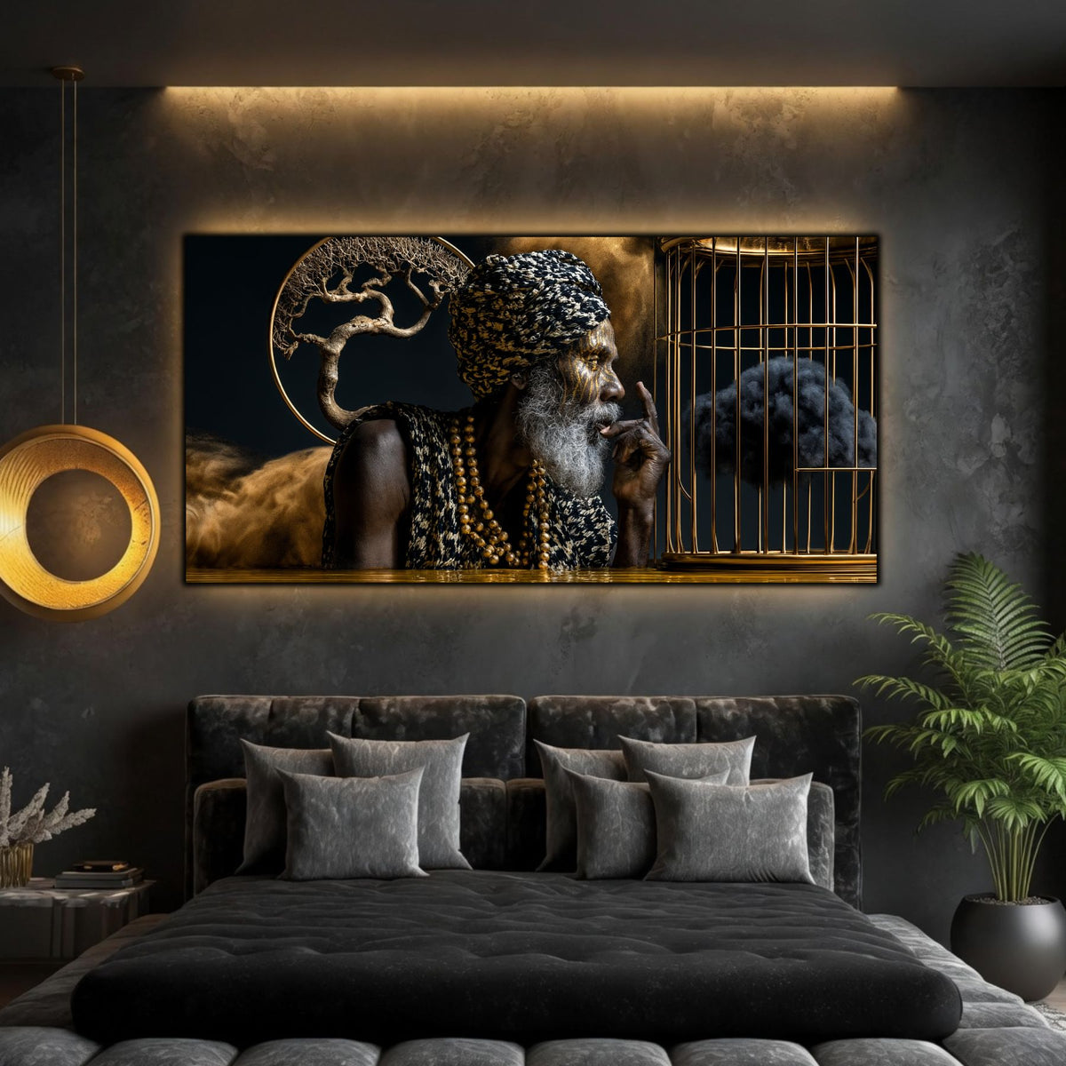 Tablou Modern Living – Iluzia furtunii captive