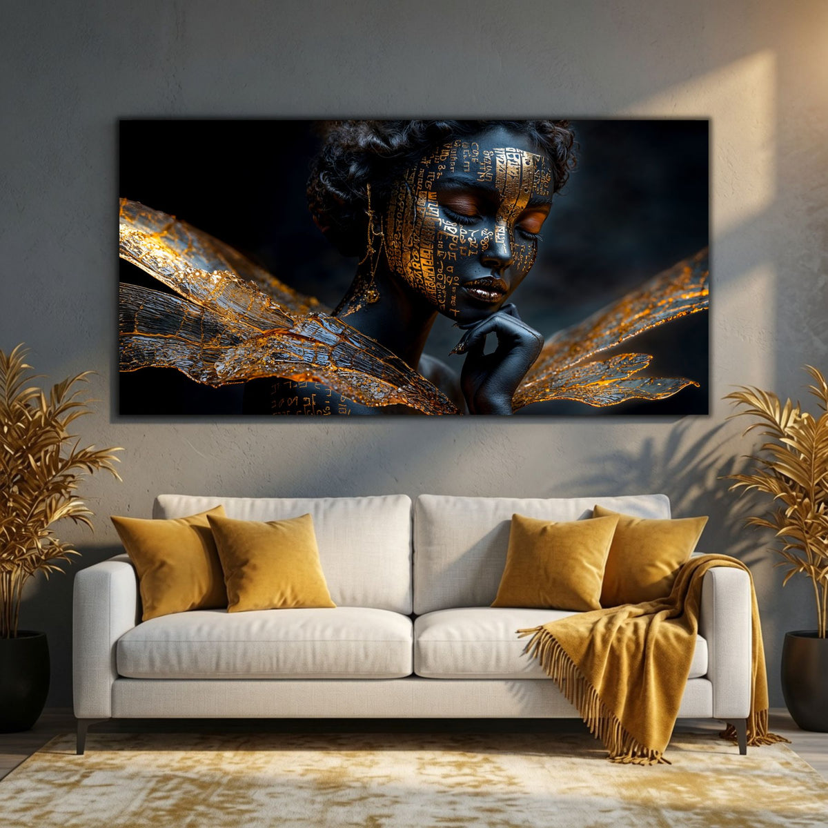 Tablou Dormitor Elegant – Script of Becoming