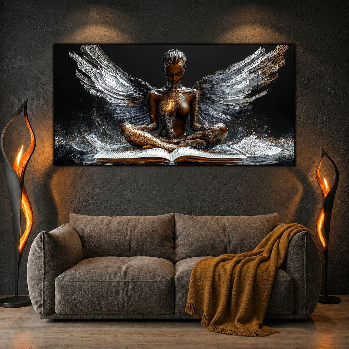 Tablou Sufragerie – Lumina dintre pagini
