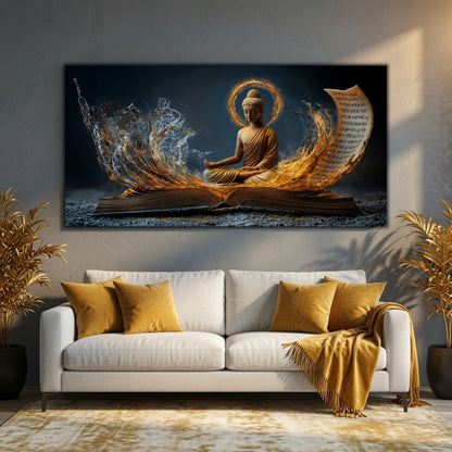 Tablou Living Elegant – Cartea din care Răsare Liniștea