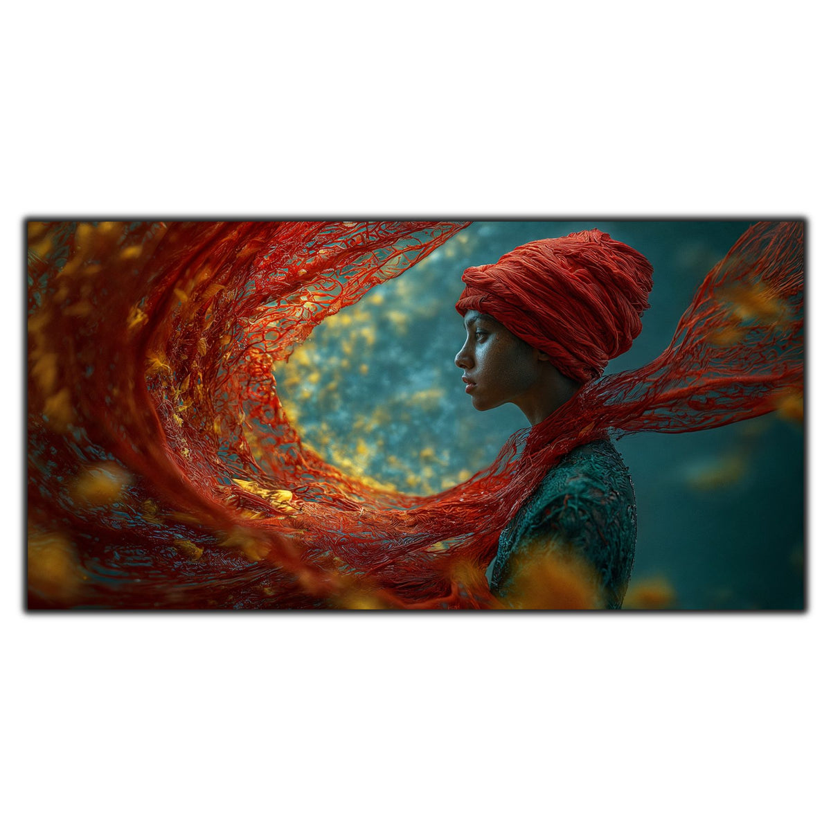 Tablou Dormitor Elegant – Crimson Threshold