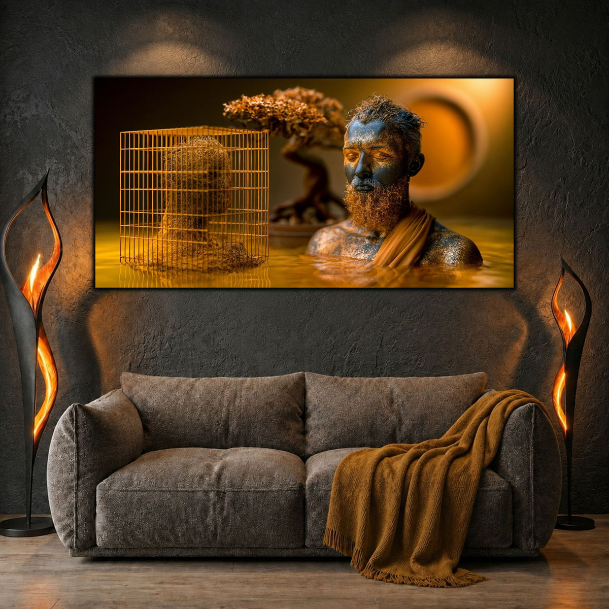Tablou Modern Living – Paza umbrei din colivie