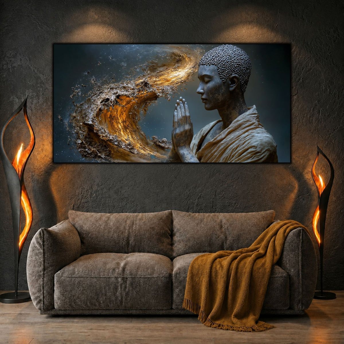 Tablou Abstract Living – Paza flăcării interioare