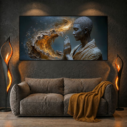 Tablou Abstract Living – Paza flăcării interioare