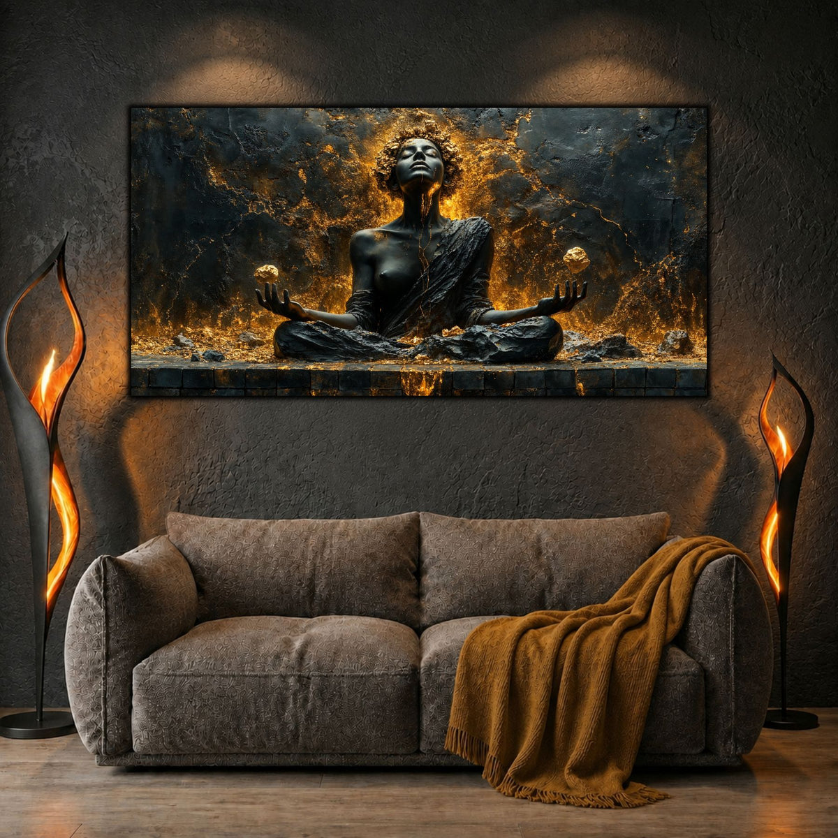 Tablou Modern Sufragerie Paza Aurului Interior