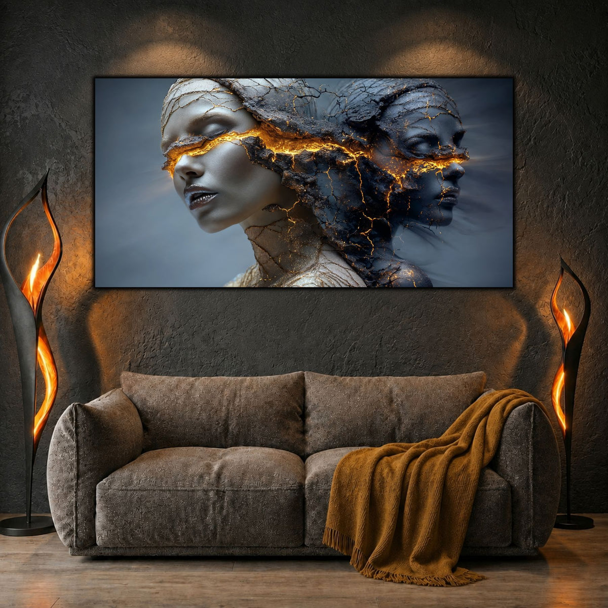 Tablou Living Modern – Jarul dintre noi