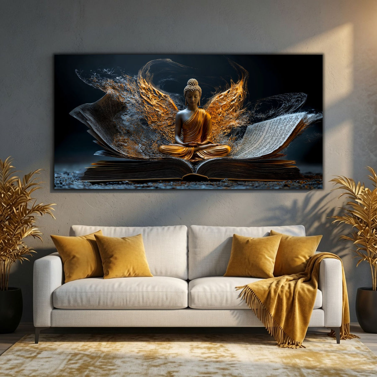 Tablou Living Elegant – Aripile Cunoașterii Tăcute