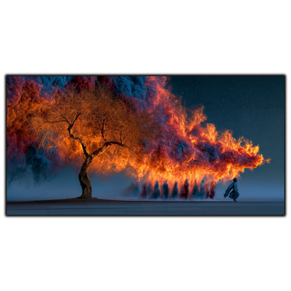 Tablou Sticla Securizata – Rădăcini de lumină