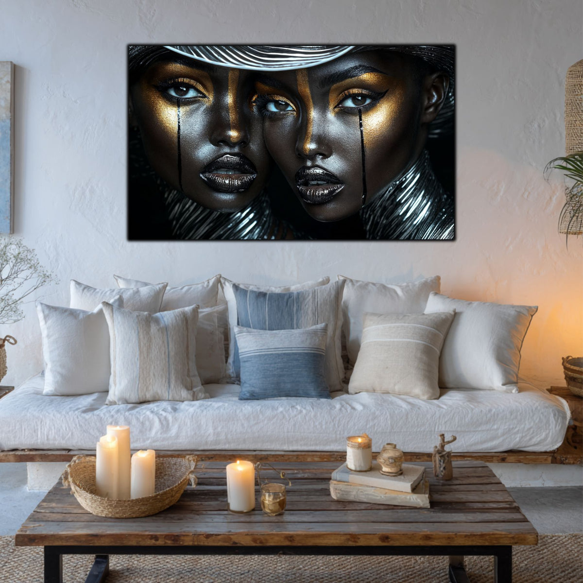 Dark Glow - Tablou Decorativ Contemporan si Abstract - NO19