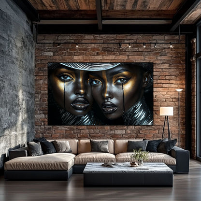 Dark Glow - Tablou Decorativ Contemporan si Abstract - NO19