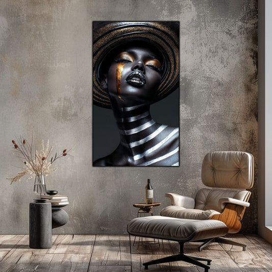 Dark Glow - Tablou Elegant pentru Living Modern - Tablou din Sticla