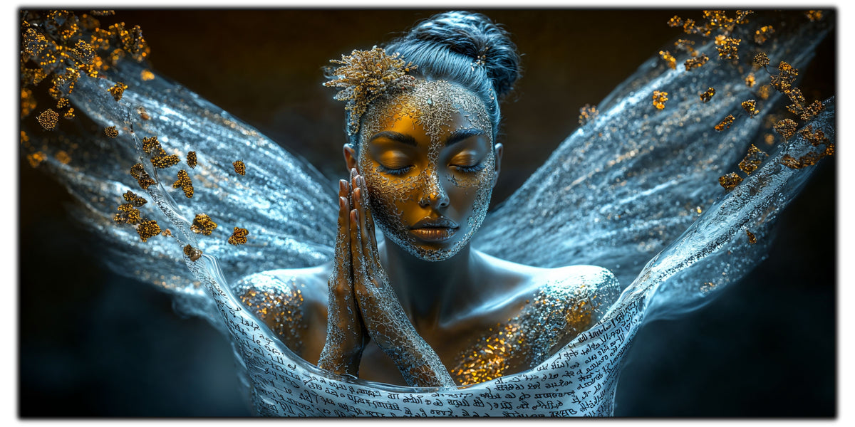 Beyond Meditation - Tablouri moderne pe sticla securizata pentru living contemporan NO03