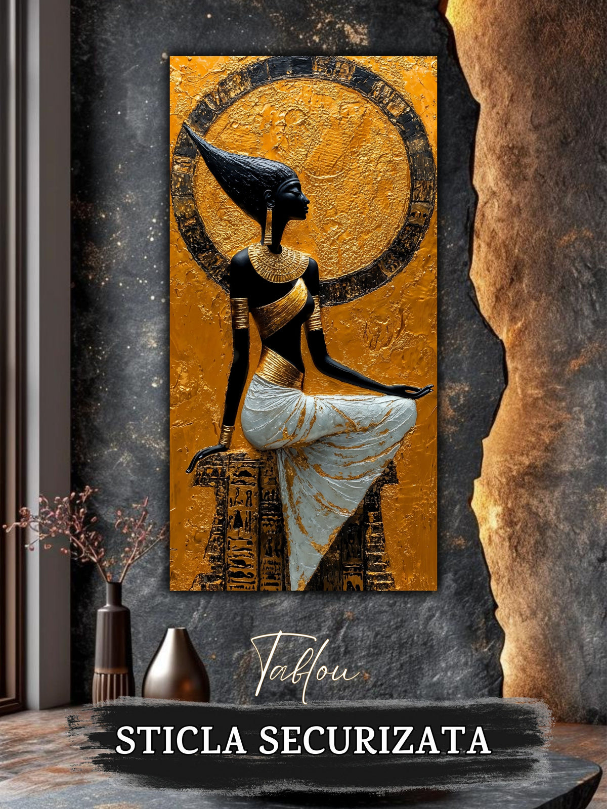 Whispers of the Nile - Tablou Sticla - 03