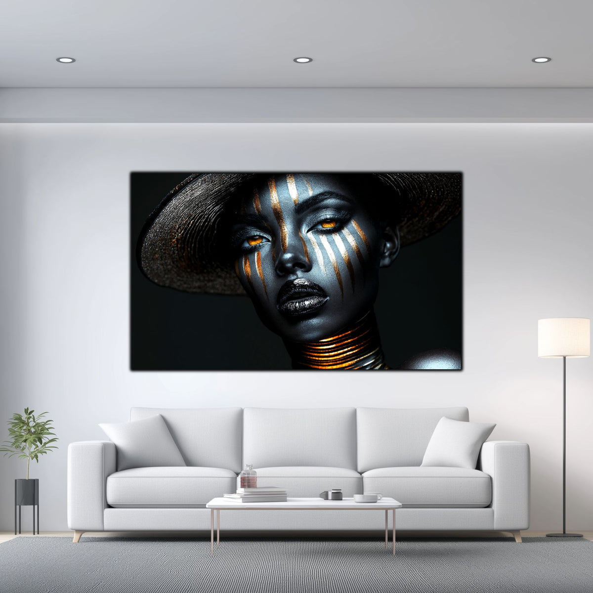 Dark Glow - Tablou elegant pentru living modern - Decor Contemporan Abstract