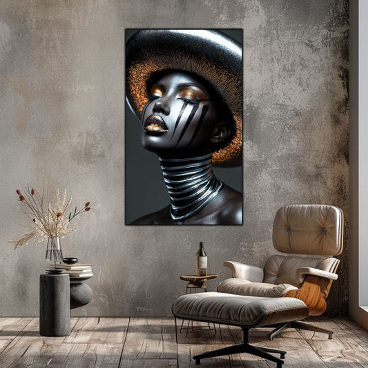 Dark Glow - Tablou Elegant pentru Living Modern - Tablou din Sticla