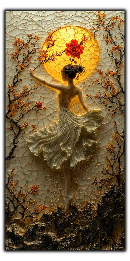 Tablou pentru sufragerie – Where Gold Breaks | Fragments of Becoming