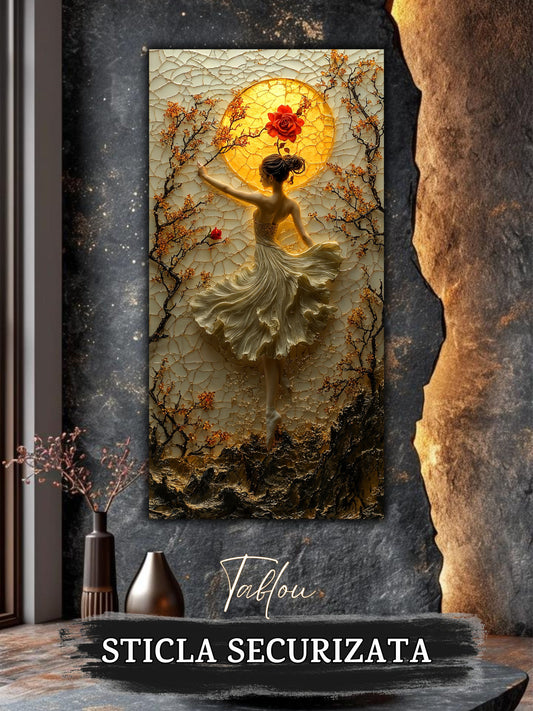 Tablou pentru sufragerie – Where Gold Breaks | Fragments of Becoming