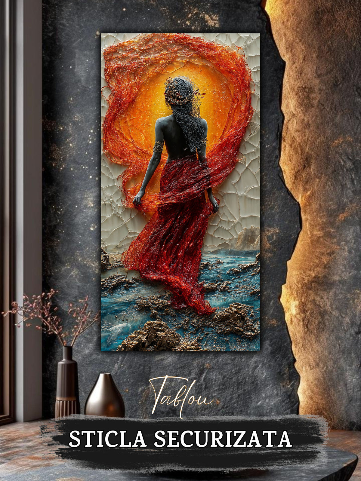 Tablou pentru sufragerie – The Gold Horizon | Fragments of Becoming