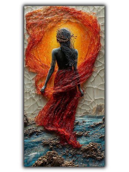 Tablou pentru sufragerie – The Gold Horizon | Fragments of Becoming
