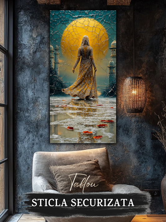 Tablou pentru sufragerie – Silence in Gold | Fragments of Becoming