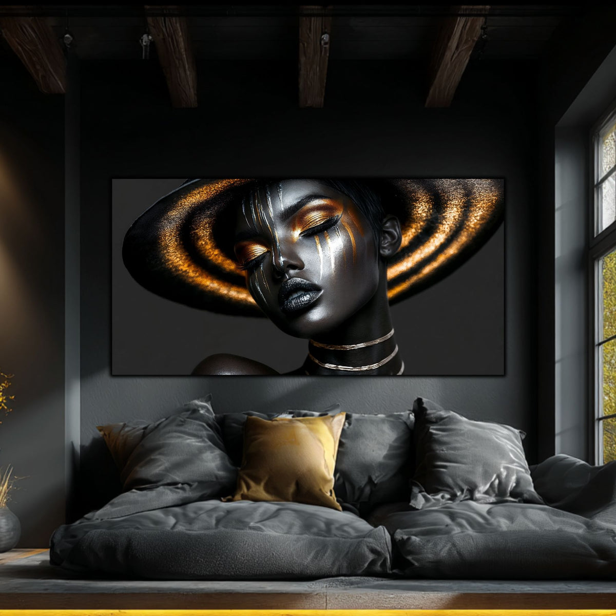 Tablou Decorativ Modern „Lumina Viselor" – Sticlă Securizată