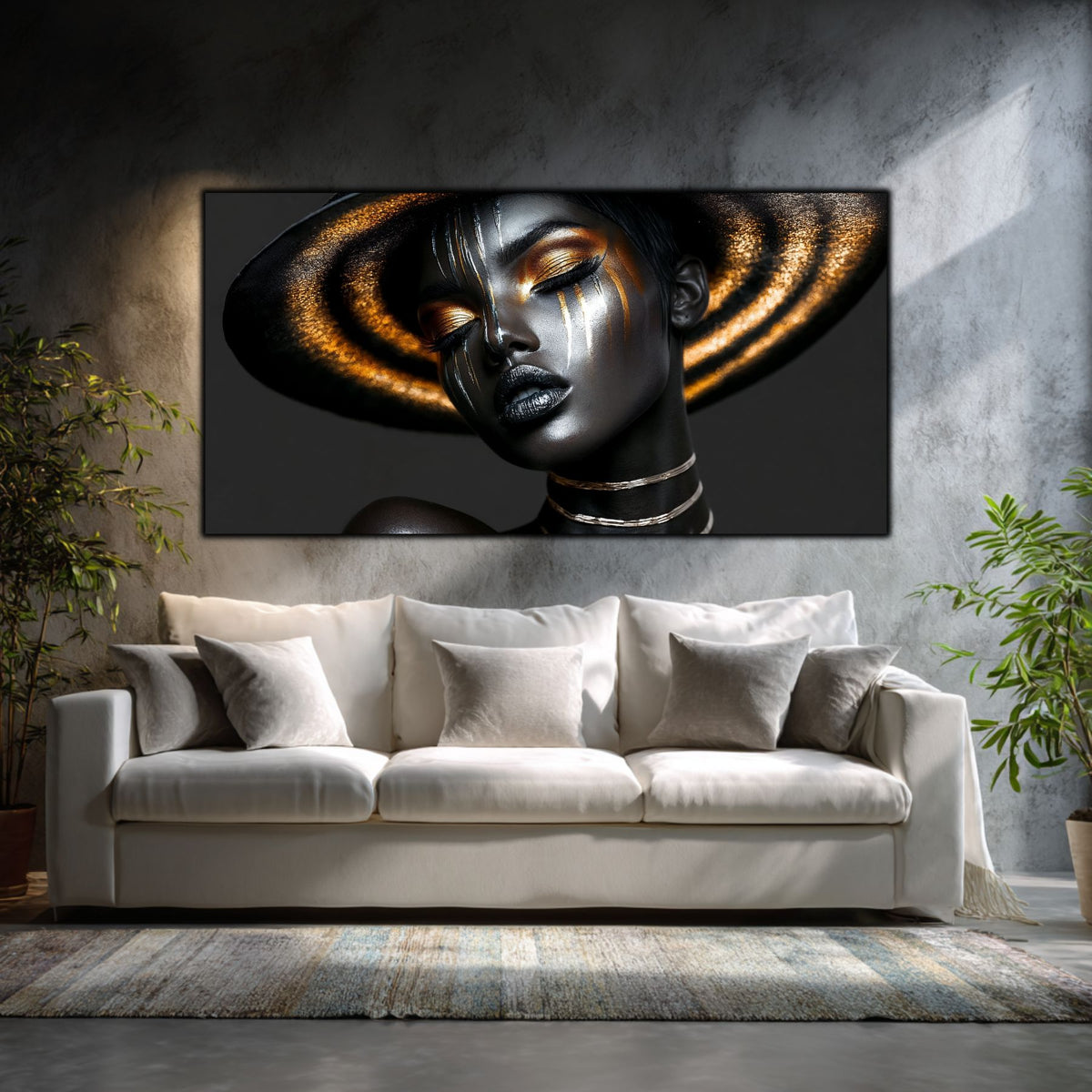Tablou Decorativ Modern „Lumina Viselor" – Sticlă Securizată