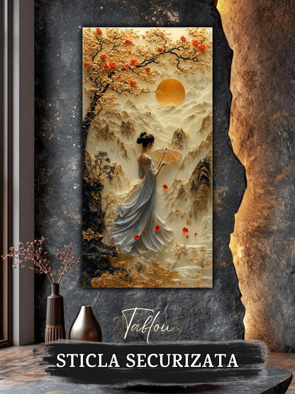 Tablou pentru sufragerie – Falling Into Form | Fragments of Becoming