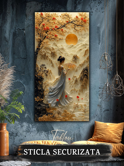 Tablou pentru sufragerie – Falling Into Form | Fragments of Becoming