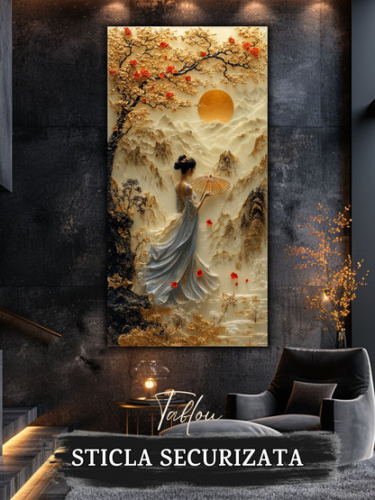 Tablou pentru sufragerie – Falling Into Form | Fragments of Becoming