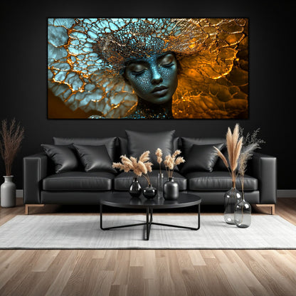 Tablou Decorativ Modern „Visul Stelar" | Sticlă Securizată