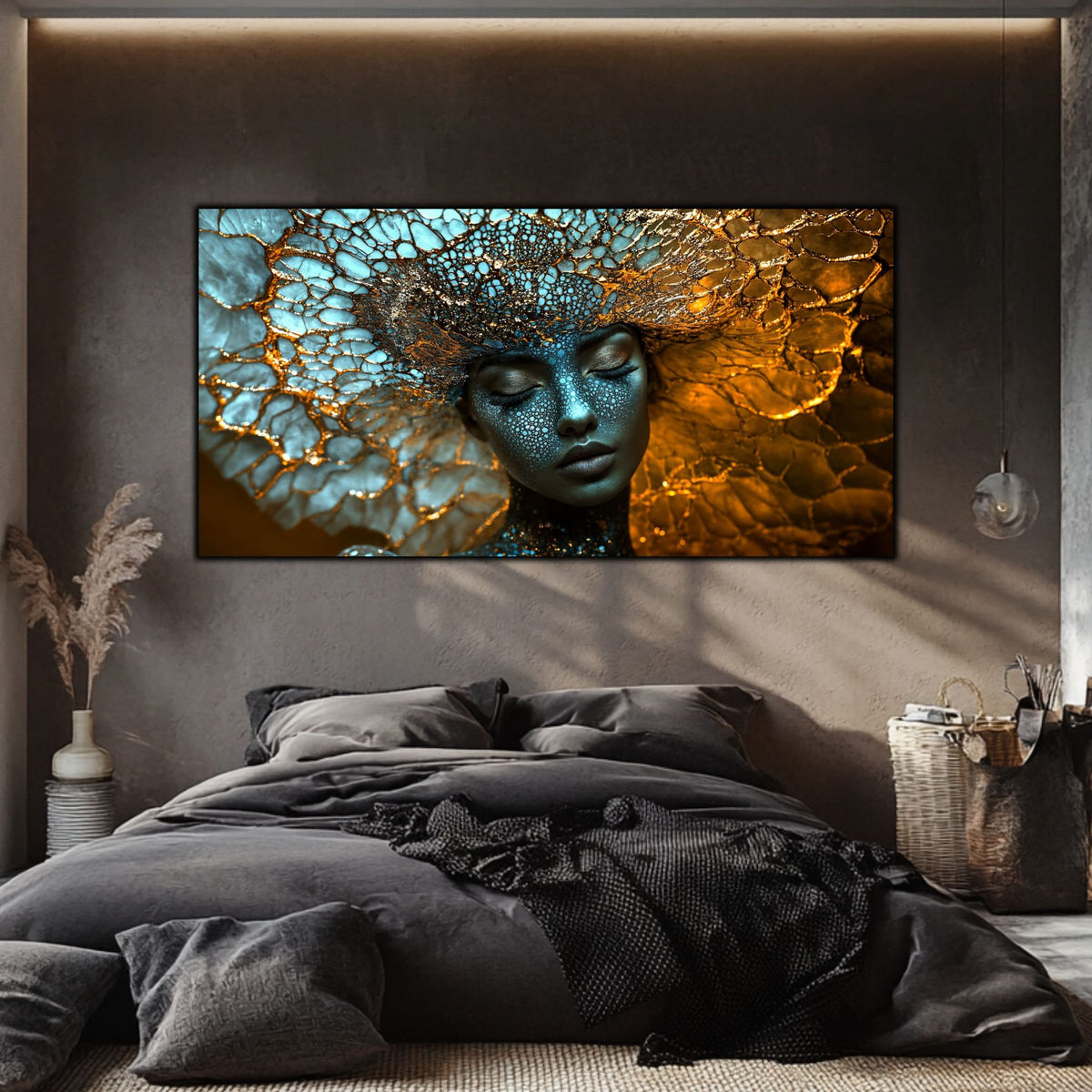 Tablou Decorativ Modern „Visul Stelar" | Sticlă Securizată