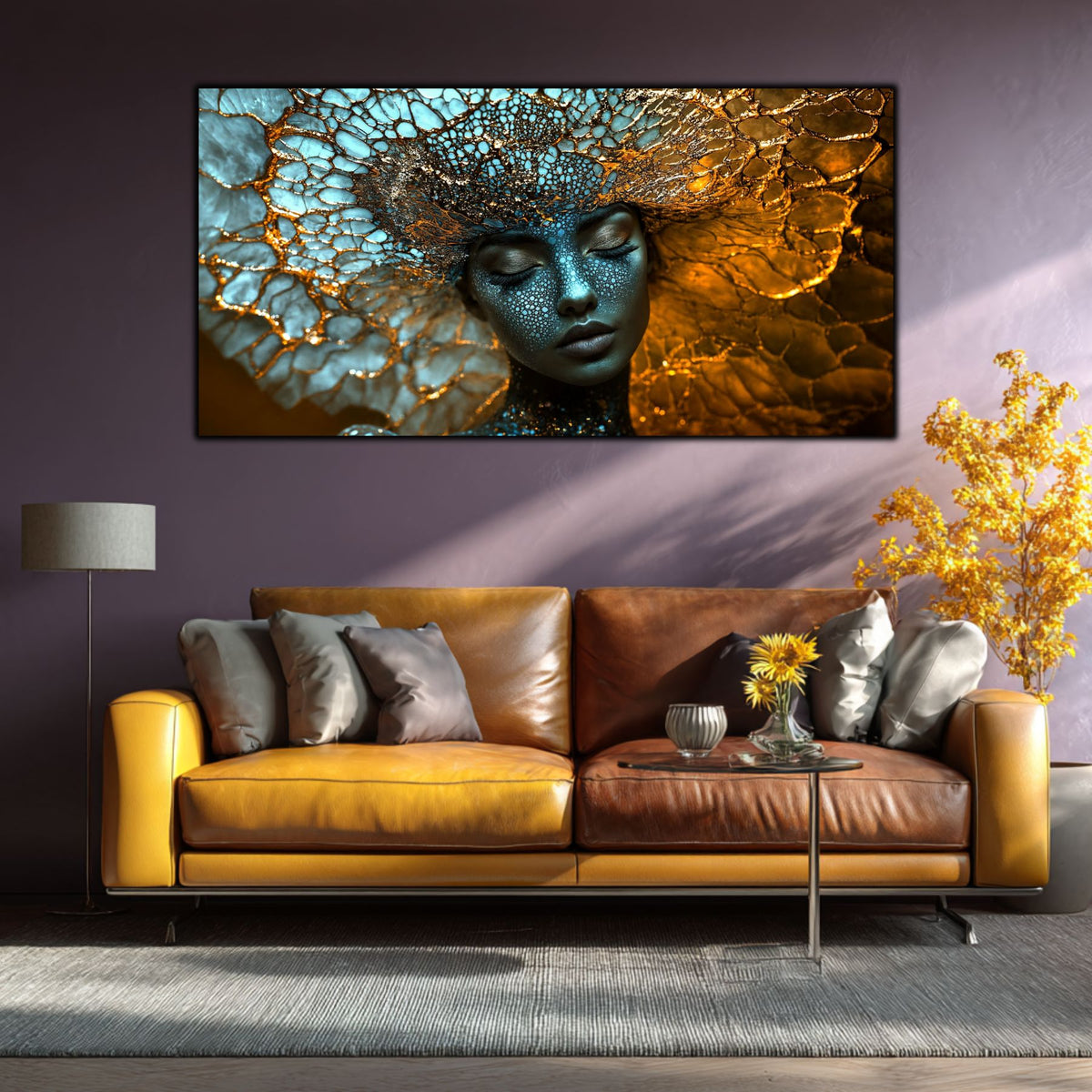 Tablou Decorativ Modern „Visul Stelar" | Sticlă Securizată