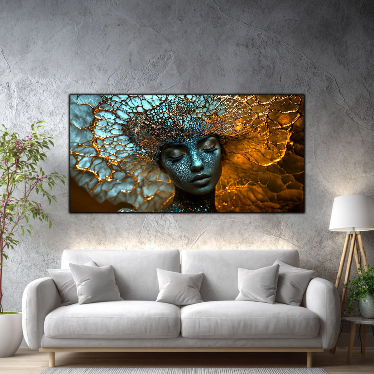 Tablou Decorativ Modern „Visul Stelar" | Sticlă Securizată