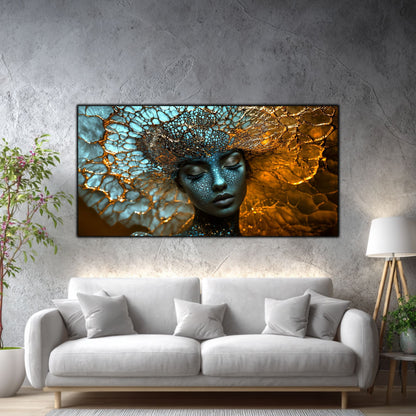 Tablou Decorativ Modern „Visul Stelar" | Sticlă Securizată