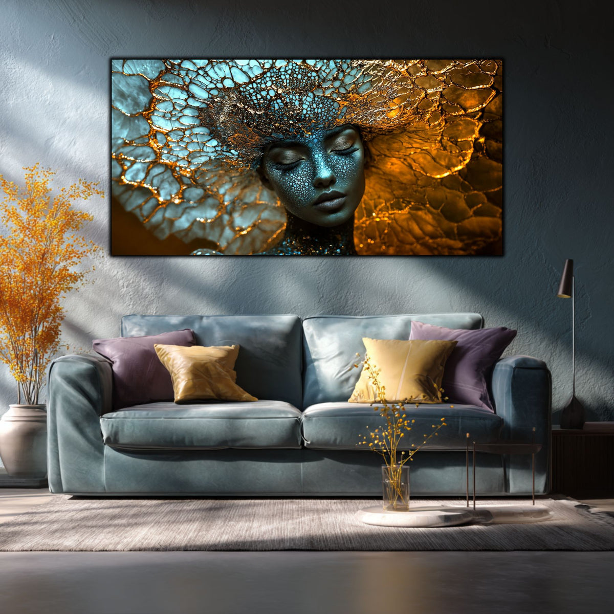 Tablou Decorativ Modern „Visul Stelar" | Sticlă Securizată