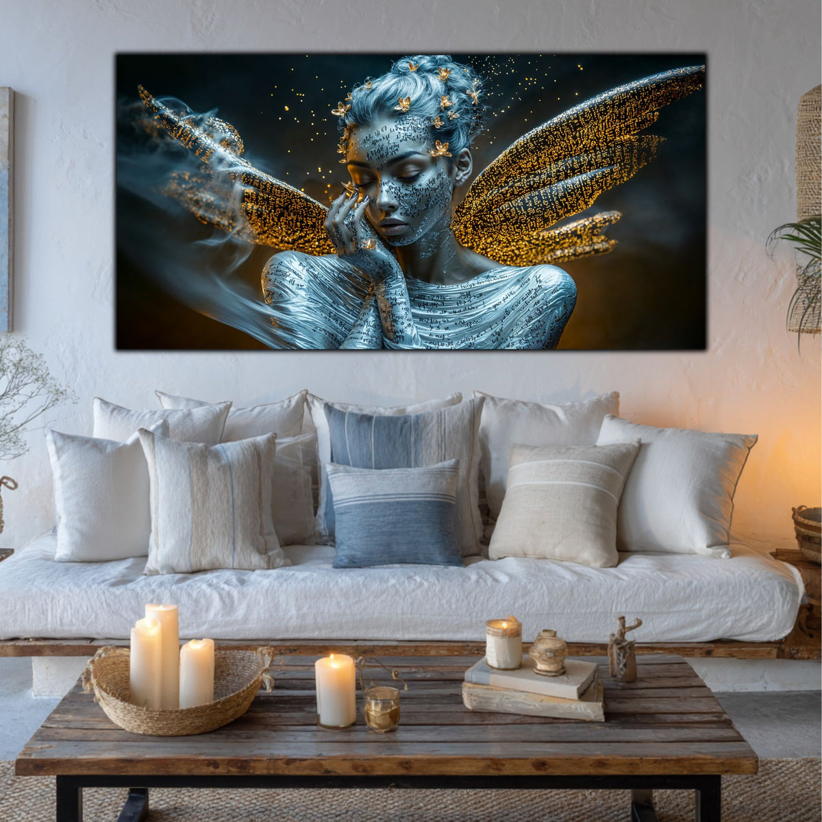 Beyond Meditation - Tablouri moderne pe sticla securizata pentru living contemporan NO45