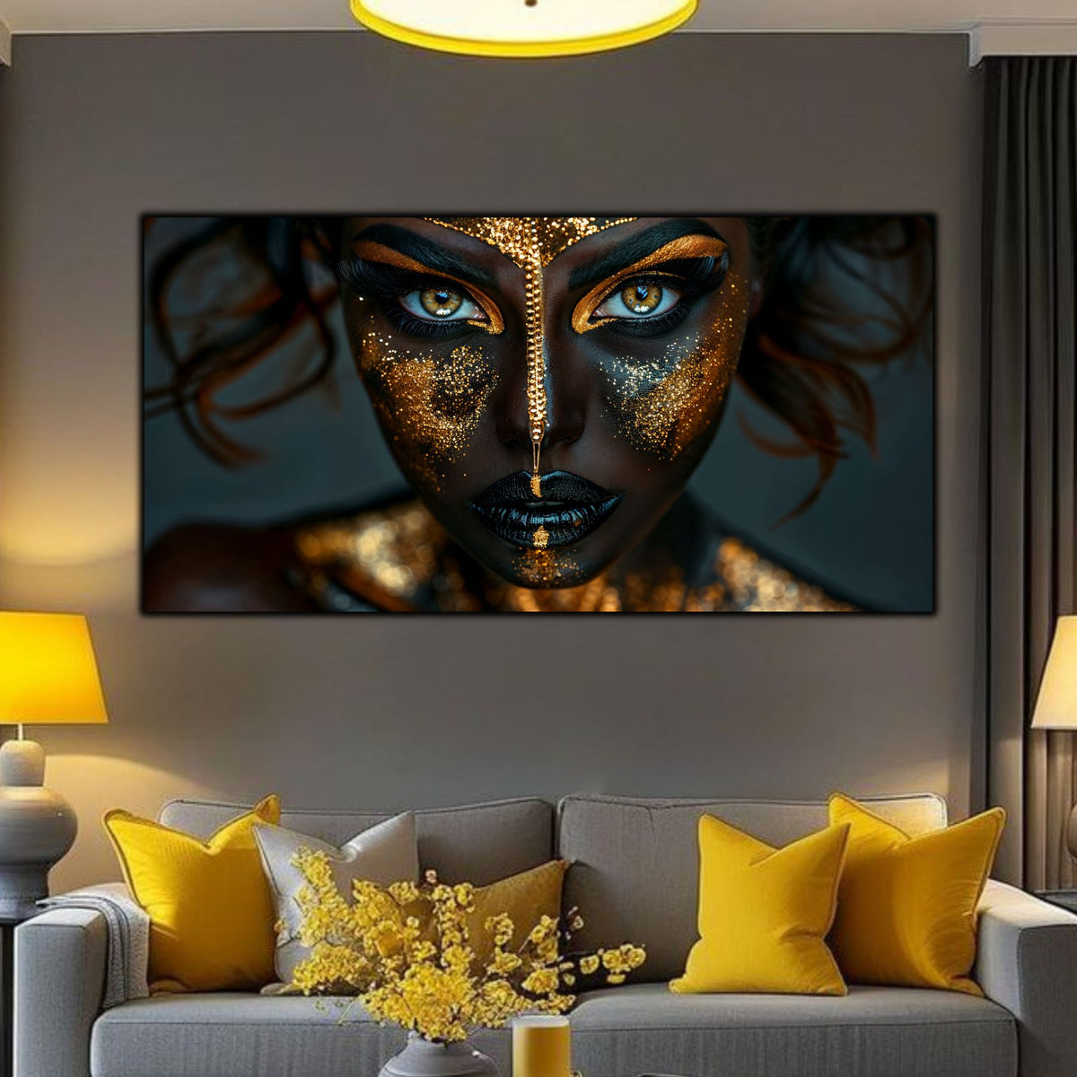 Tablou Sticla Securizata - Dark Zen Reimagined 04