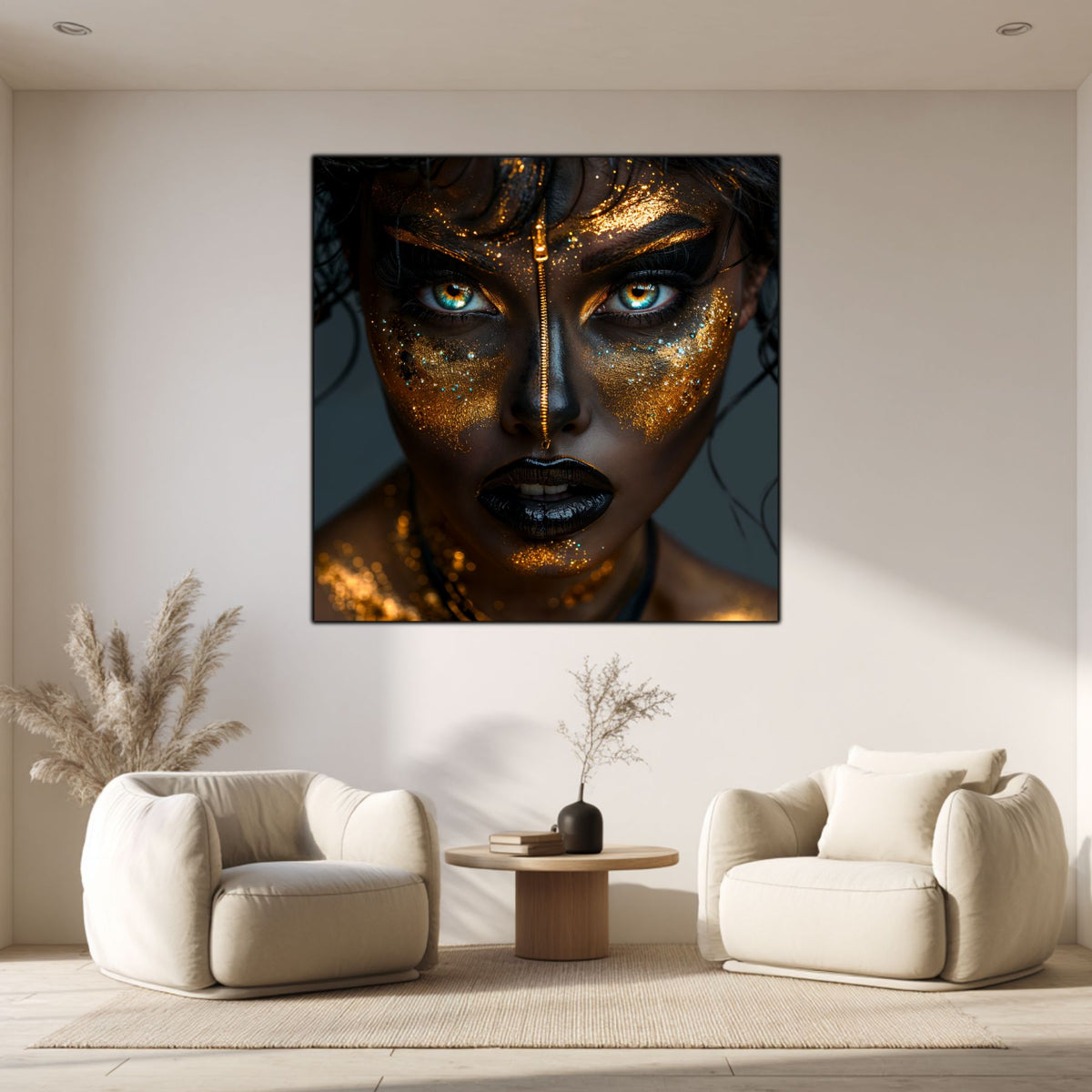 Tablou Sticla Securizata - Dark Zen - Reimagined13