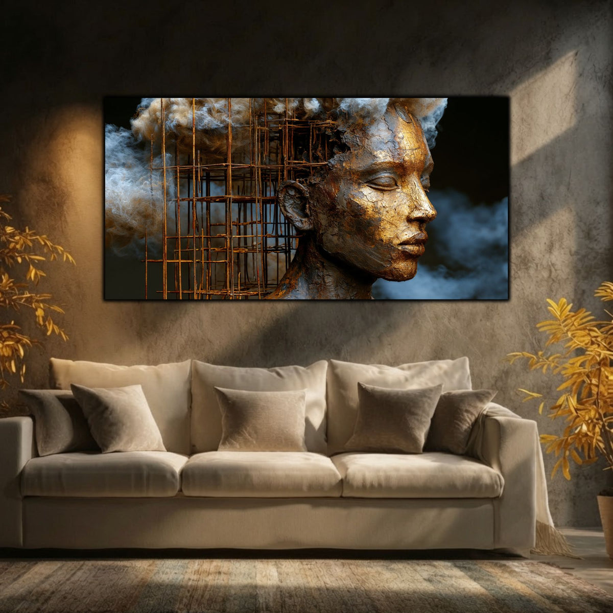 Tablou living Întrezărire – 120x60 cm – colecția Still Becoming
