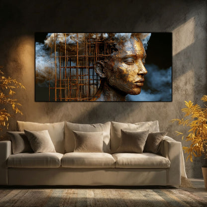 Tablou living Întrezărire – 120x60 cm – colecția Still Becoming