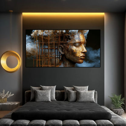 Tablou living Întrezărire – colecția Still Becoming – sticlă ultra-clară 4mm